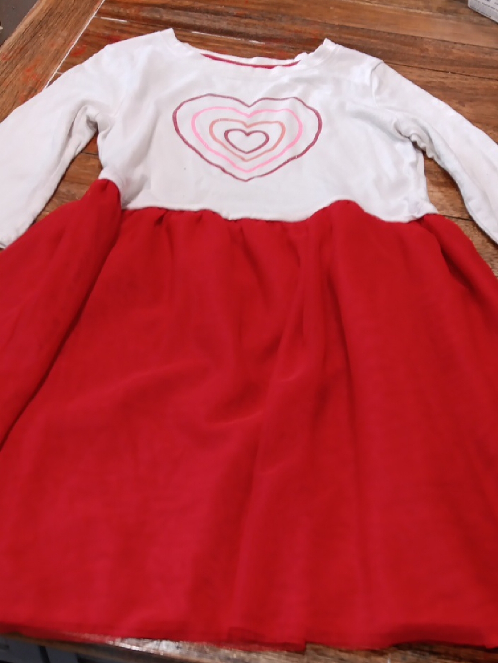 Cat & Jack White Tee with Red Trim